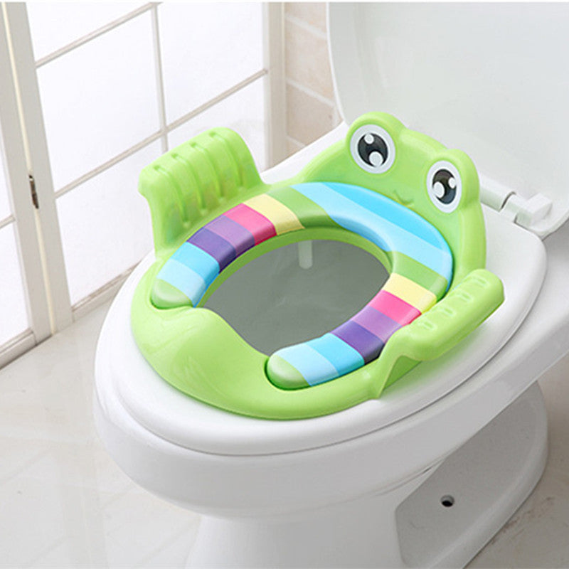 CushioSeat™ Baby Toilet Training Seat with Cushioned Pad & Non-Slip Step Stool