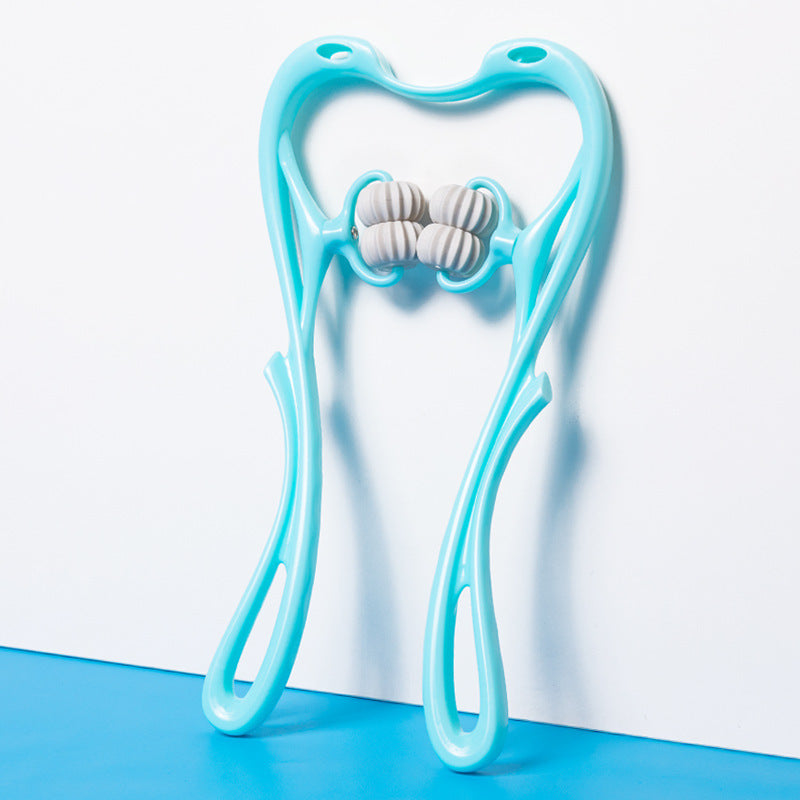 Ergonomic Six-Wheel Neck & Body Massager – Relieve Tension Anytime, Anywhere