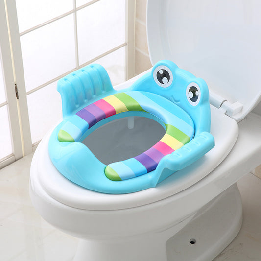 CushioSeat™ Baby Toilet Training Seat with Cushioned Pad & Non-Slip Step Stool