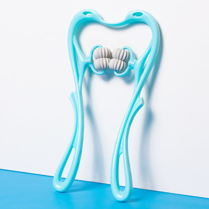 Ergonomic Six-Wheel Neck & Body Massager – Relieve Tension Anytime, Anywhere