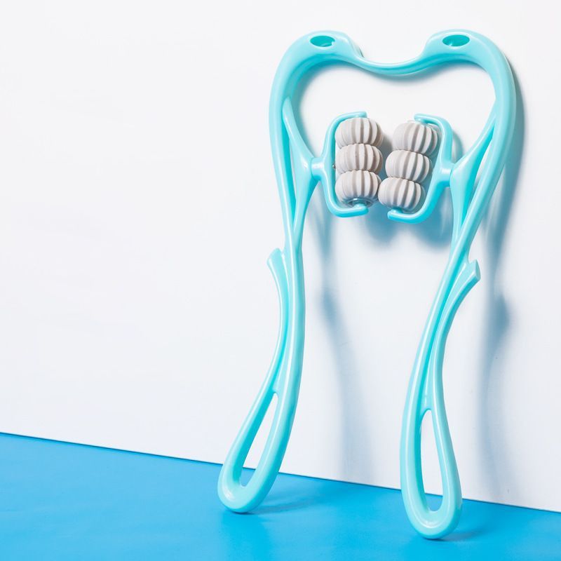 Ergonomic Six-Wheel Neck & Body Massager – Relieve Tension Anytime, Anywhere